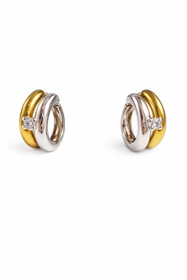 Orecchini Damiani Donna in Oro Diamante 0.16 Ct 80118663 - 80118663